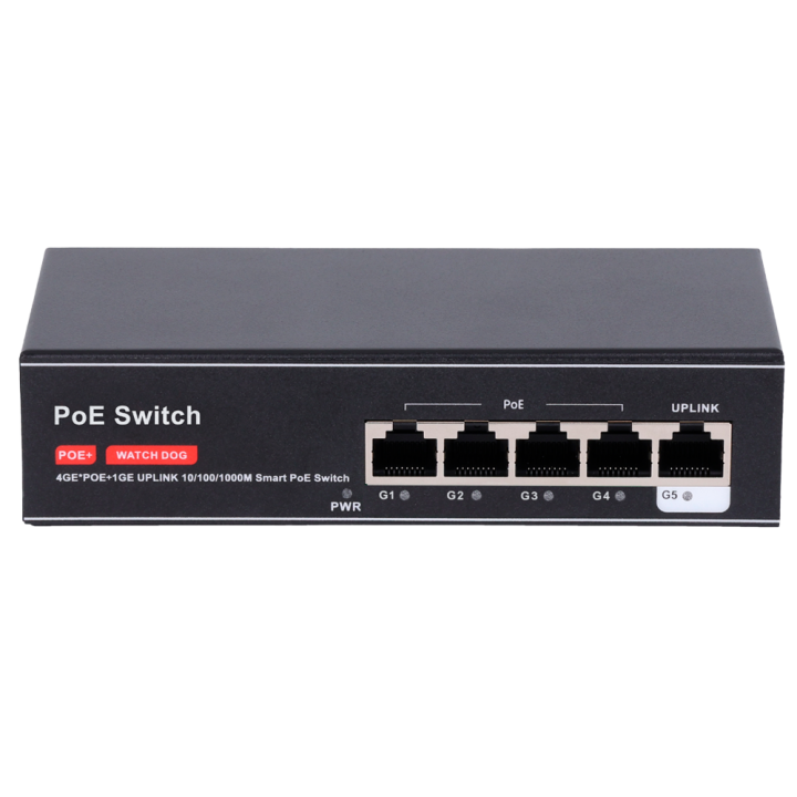 MARCA BLANCA SW4GE1GE-65W 5-Port Gigabit Managed PoE Switch