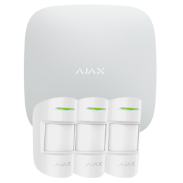AJAX AJ-HUBKIT-PRO-W Smart Home Gateway, 230V AC, White