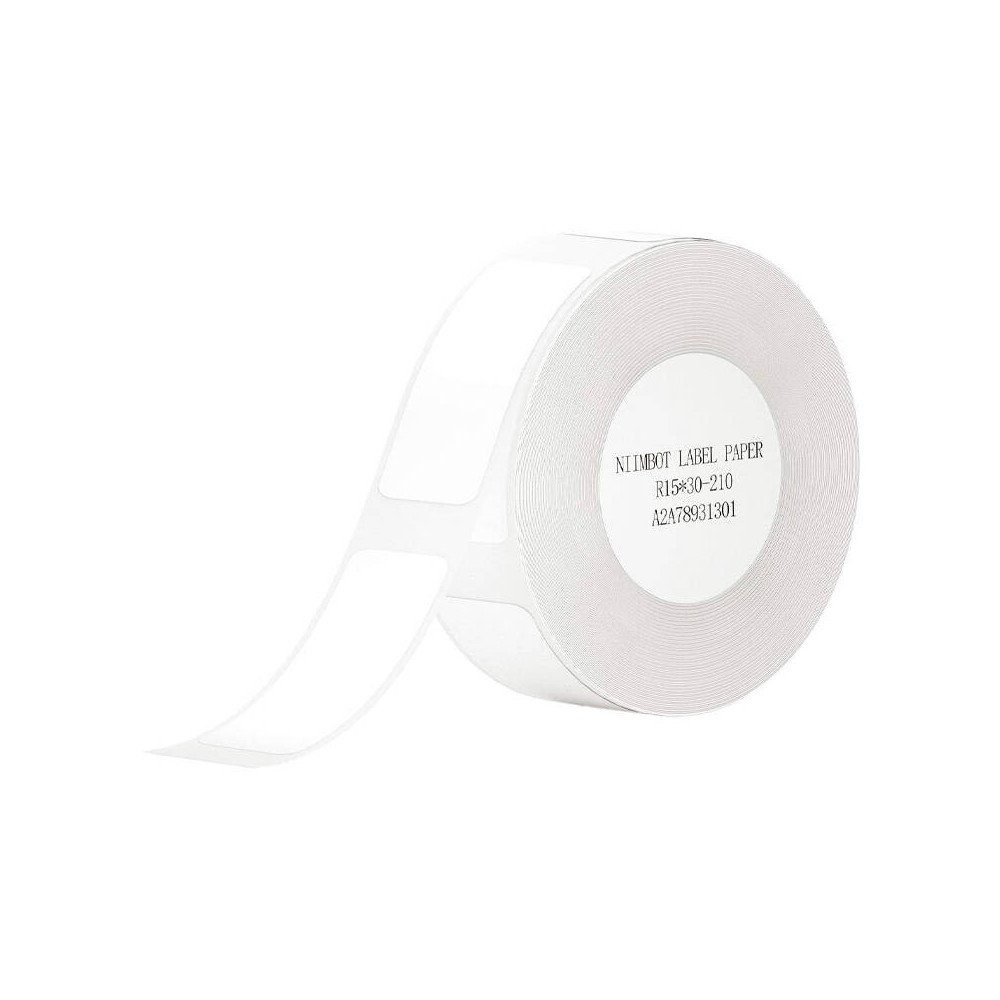 Termines etiketes Niimbot lipdukai T 15x30mm 210 vnt (balti)