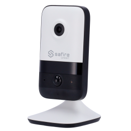 SAFIRE SMART SF-IPCU014A-4B1W-PIR Wi-Fi/PoE vidaus PIR judesio jutiklis baltas