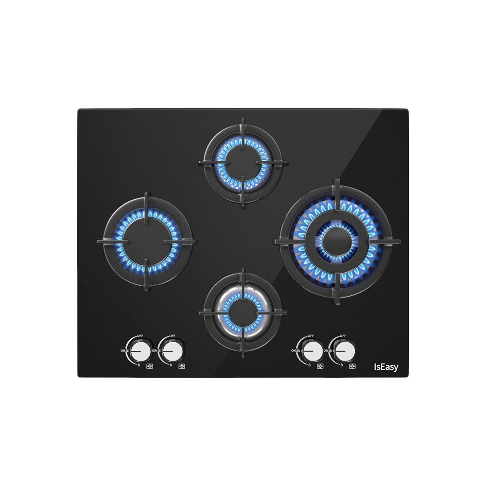 IsEasy MGBG-604B glass gas cooktop