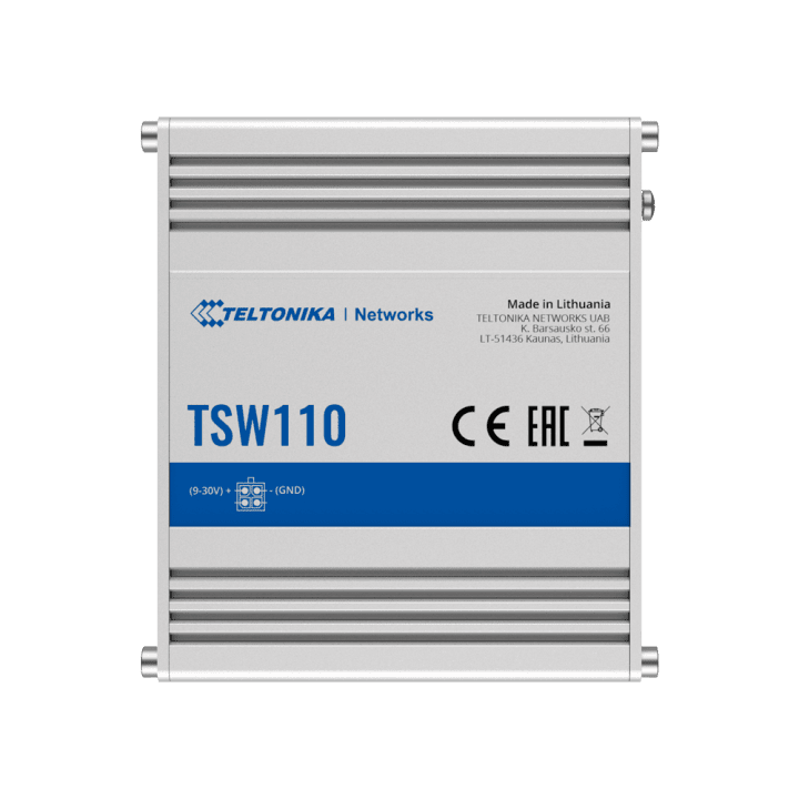 TELTONIKA TK-TSW110 5-портовый Gigabit PoE+ управляемый коммутатор