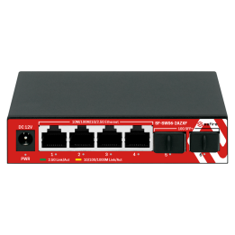SAFIRE SF-SW06-2AZXF 5-Port Gigabit Managed PoE Switch