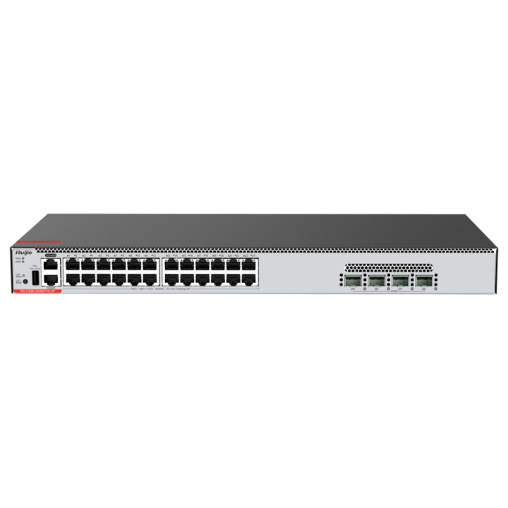 LÜLITI POE RG-CS86-24MG4VS-UP 24-PORT SFP28 RUIJIE