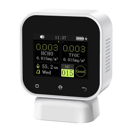 4-in-1 iekštelpu gaisa kvalitātes monitors Formaldehīda detektors ar skārienekrānu FNIRSI SFD-02