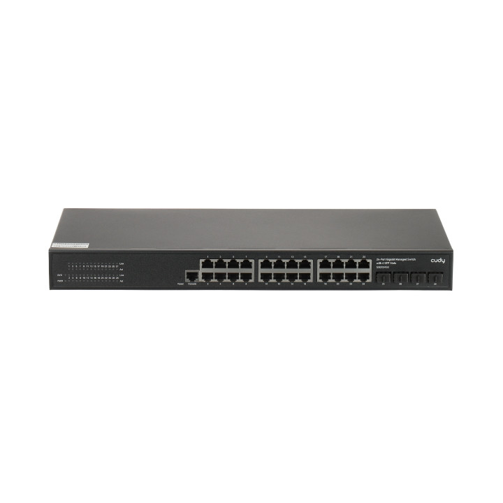 Cudy GS2024S2 24 portu Layer 2 pārvaldīts Gigabit slēdzis ar 4 SFP slotiem