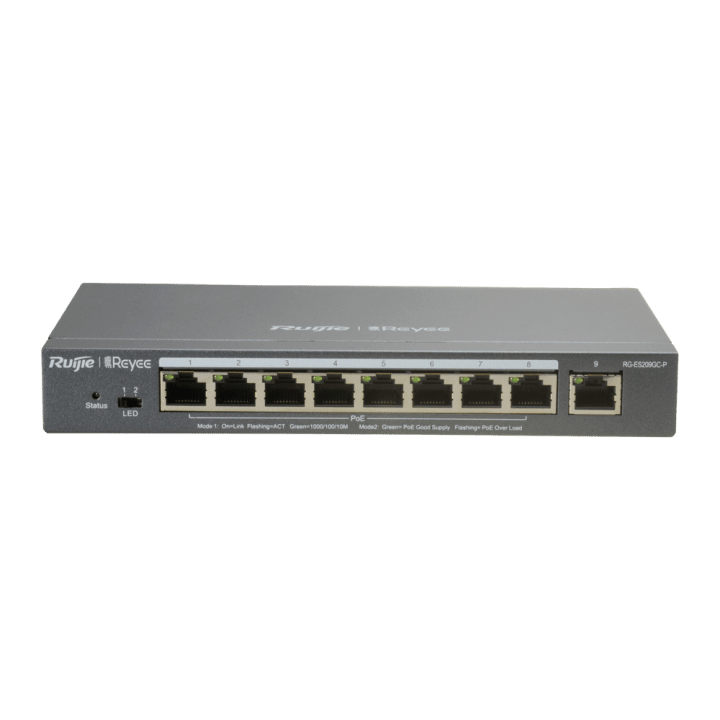 LÜLITI POE RG-ES209GC-P 8-PORT REYEE