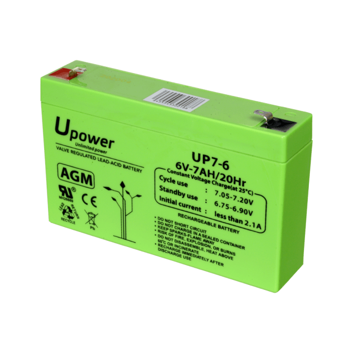 MASTER BATTERY BATT-6070-U 6V Battery Powerbank nešiojama elektrinė