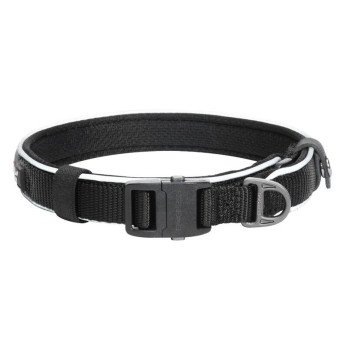 Sviesa atspindinti antkaklis Dogness dydis XL (juoda)