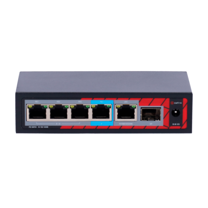 SAFIRE SF-POE-EXT0604-GF-60 PoE pagarinātājs 60W