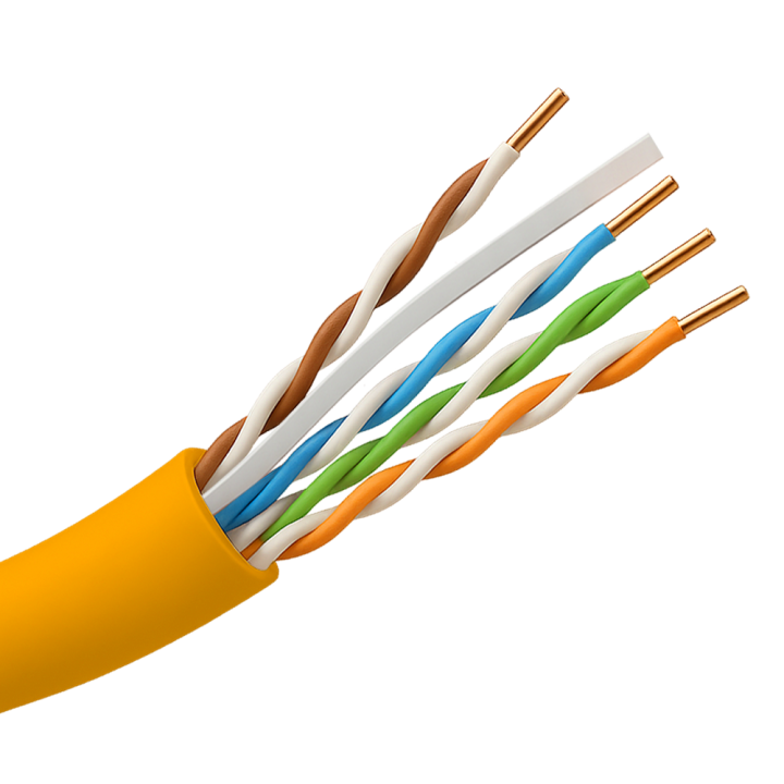 UNIVIEW UV-UTP6-305-LSZH-Dca-OR Cat6 U/UTP LSZH Bulk Cable 305m Orange