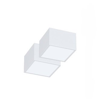 Immax NEO rinkinys 2x CANTO Smart lubos 15x15cm 12W baltas Zigbee 3.0, nuotolinio valdymo pultas