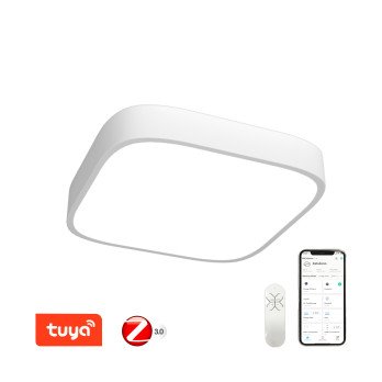 Immax NEO RECUADRO Smart ceiling light 80cm 67W black Zigbee 3.0