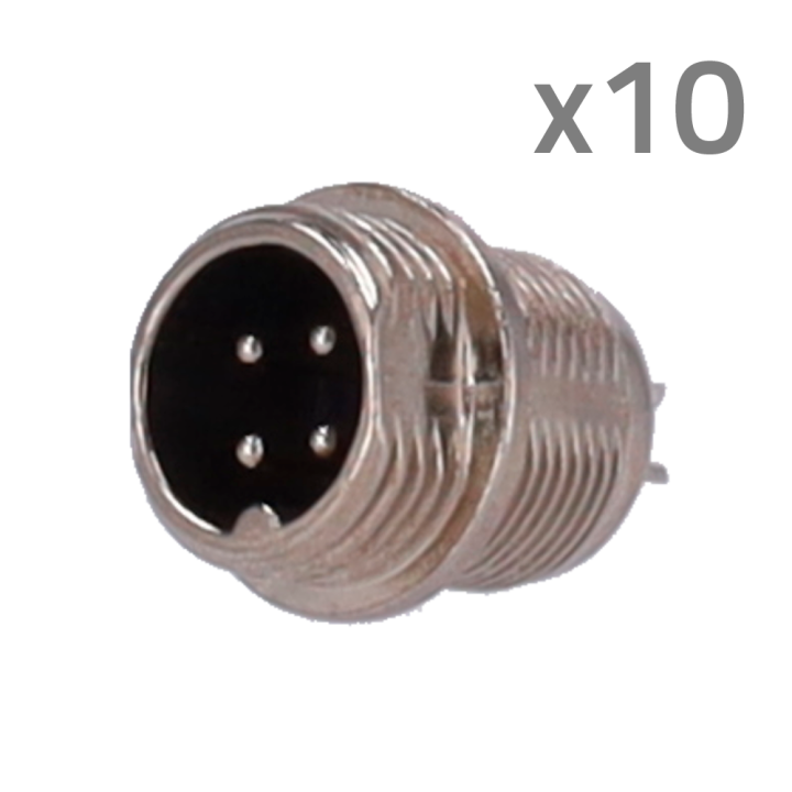 MARCA BLANCA CONM12-MALE-SOLDER разъем M12 мужской паяный