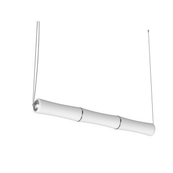 Immax NEO BAMBOOS Smart piekarama lampa 135cm 45W balta Zigbee 3.0 lineara