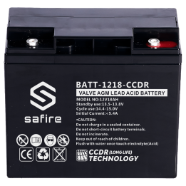 SAFIRE BATT-1218-CCDR 12V Battery / Powerbank