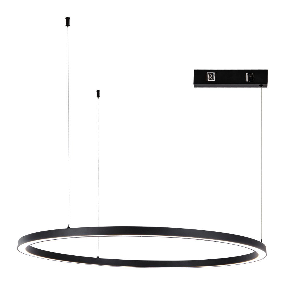 Immax NEO FINO NEW Smart piekarams gaiss melns 80cm CCT 60W, Zigbee 3.0