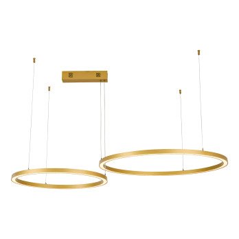 Immax NEO FINO UUSI Smart riipus valo kultaa 60+80cm CCT 93W, Zigbee 3.0