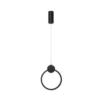 Immax NEO LITE OVALE Smart riippuvalaisin musta 26cm 18W Tuya WiFi BEACON-tuella