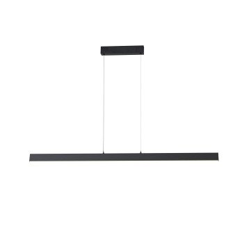Immax NEO LITE TRIANGOLO Smart pakabinamas sviestuvas juodas 125cm 28W Tuya WiFi su BEACON