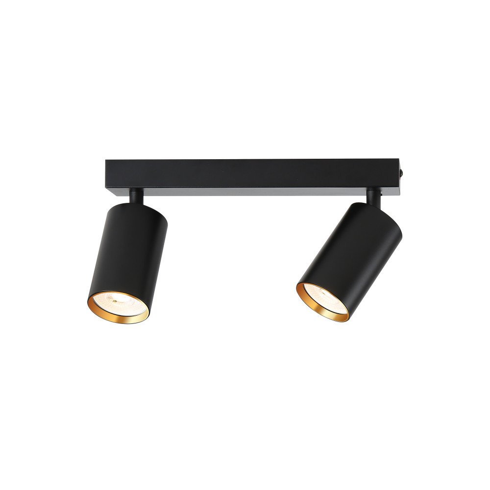 Immax NEO LITE PUNTO-2 Smart spotlight black source 2xGU10 6W, RGB+CCT WiFi BEACON