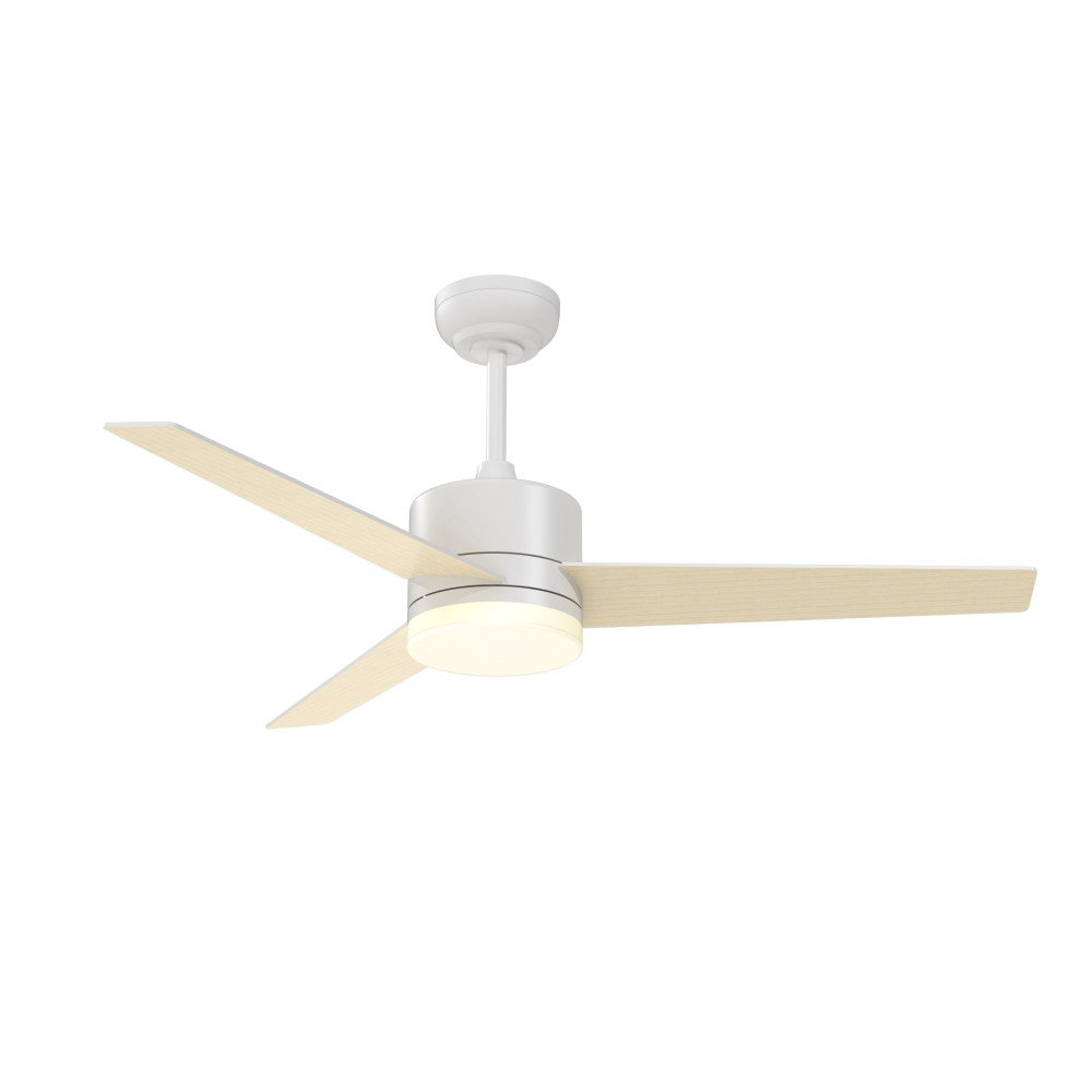 Immax NEO LITE VARIABLE Smart LED lubu sviestuvas su ventiliatoriumi Tuya WiFi baltas / medinis