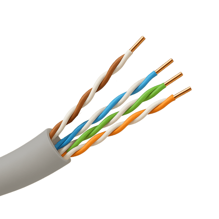 SAFIRE SF-UTP5E-100-H-24AWG-G Cat5e U/UTP Bulk Cable 100m Grey