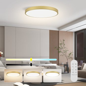 Immax NEO LITE SEMPLICI Smart laevalgusti Tuya WiFi BEACON 100cm 128W 9088lm, kuld