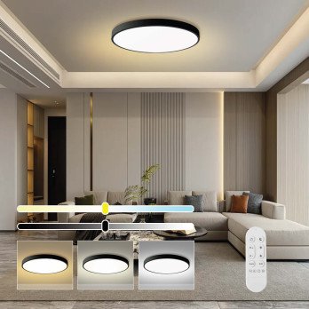 Immax NEO LITE SEMPLICI Smart ceiling light Tuya WiFi BEACON, 100cm, 128W 9088lm, black