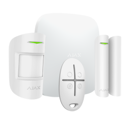 AJAX AJ-HUBKITPLUS-W Smart Home Gateway, Wi-Fi, 230V, White