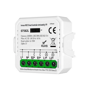 Immax NEO Smart Controller hamardatav V9 2 nupuga Zigbee 3.0