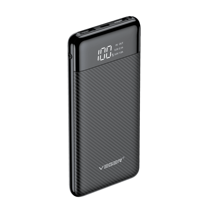VEGER VG-W1087 Power Bank 5001 mAh Black