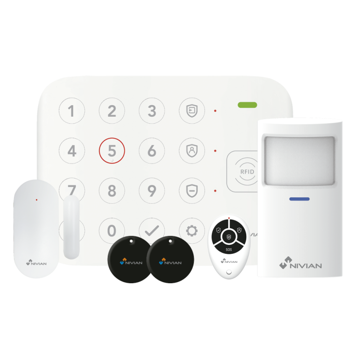 NIVIAN RETAIL NVS-KEYPADALARM-W белая клавиатура