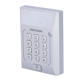 Hikvision DS-K1T801M kulunvalvontaterminaali – IP65, PoE, kosketusnäppäimistö, RFID ja sormenjälki