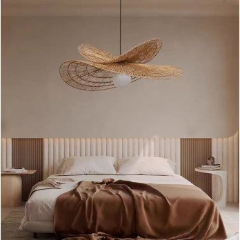 Immax BOHO MARIPOSA disain rippvalgusti, L80cm. E27, looduslik dzuut