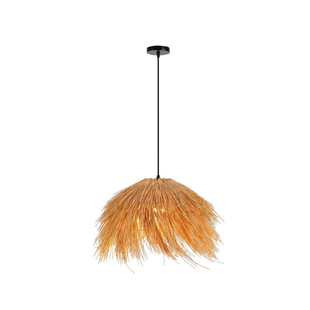 Immax BOHO NATURALEZA disain rippvalgusti, L55cm. E27, naturaalne rotang