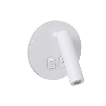 Immax GOAL 2 Switches dizaina sienas lampa LED 6W, BALTA