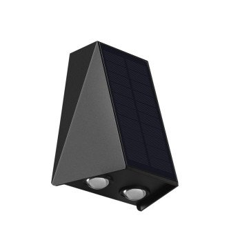 Outdoor solar LED wall light IMMAX WALL-4 with light sensor, 2W