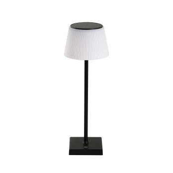 Ulkokayttoinen aurinko-LED-poytavalaisin Immax BONITO, musta, 4W, 200lm, CCT, himmennettavissa