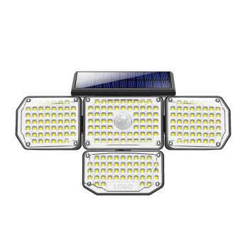 Outdoor solar LED wall light Immax CLOVER-2 with external solar panel