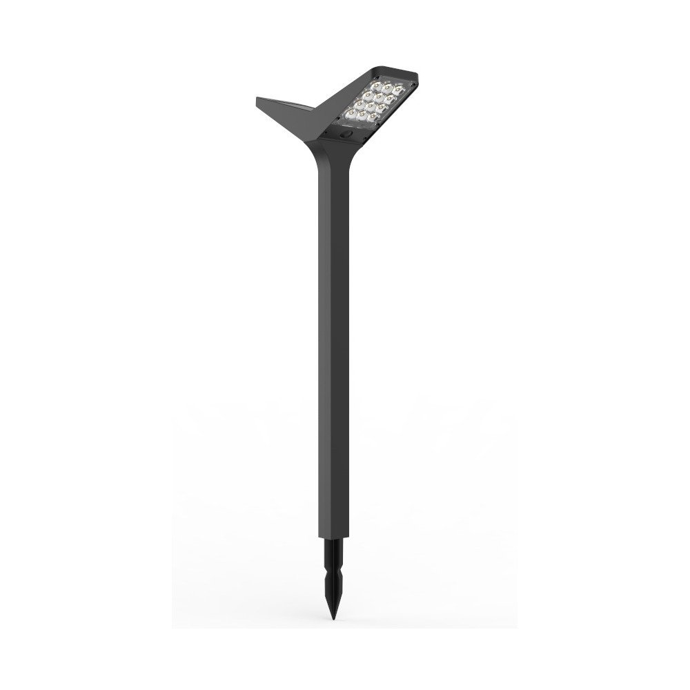 Immax SUN BUTTERFLY 3000K/6000K outdoor solar LED stake light, 1.5W, 100lm, IP65, black