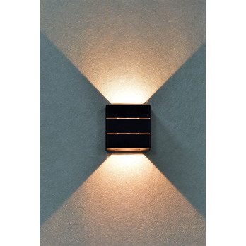 Outdoor LED Immax LUXLINE,wall light,BLACK, 6W,3000K,240V,IP54
