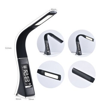 LED-poytavalaisin Immax LEATHER BLACK