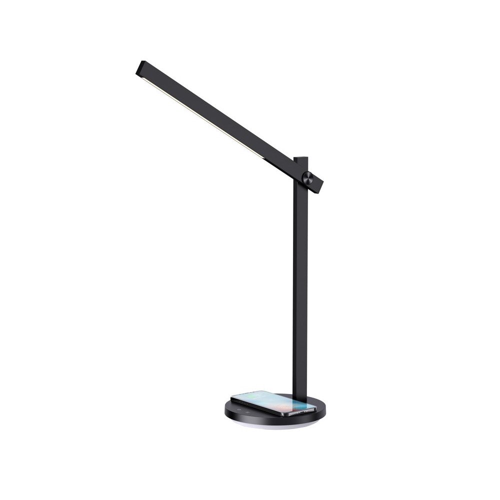 Galda lampa LED Immax BEAM bezvadu Qi ladetajs, CCT