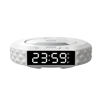 Immax CLOCK multifunction desk clock, Qi wireless charger 3in1, 5W/10W