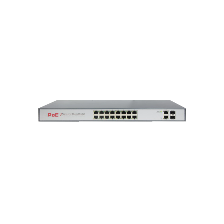 MARCA BLANCA SW1816POE-C-250-B Pārvaldāms PoE+ slēdzis 11 porti