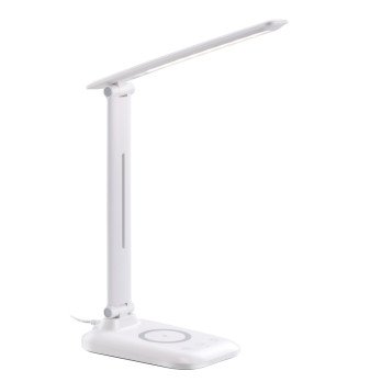 Immax LUMI LED-poytavalaisin langattomalla Qi-latauksella, wite