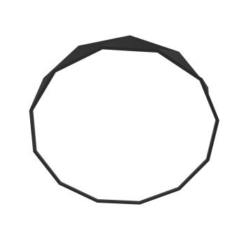 Immax NEO DIAMANTE Smart ceiling light 80cm 60W 4450lm black Zigbee 3.0