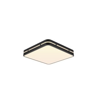 Immax NEO LITE PERFECTO Smart laevalgusti ruudukujuline 30cm, 24W must Tuya Wi-Fi