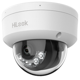 HILOOK IPC-D140HA-LUC 4 megapikselin PoE Dome IP -sisäkamera 2,8 mm linssillä, IR & valkoinen valo, sisäänrakennettu mikrofoni
